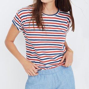 Madewell Whisper Cotton Crewneck Tee in Franklin